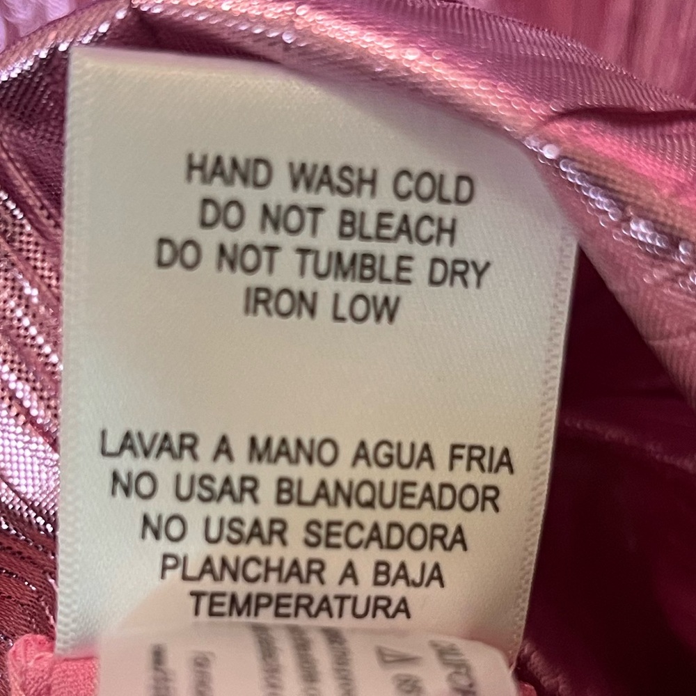 Tuckernuck Hyacinth House Pink Metallic Plisse Eloise Midi Dress Sz S - Picture 14 of 15